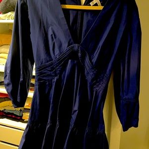 Royal blue Derek Lam knot dress.